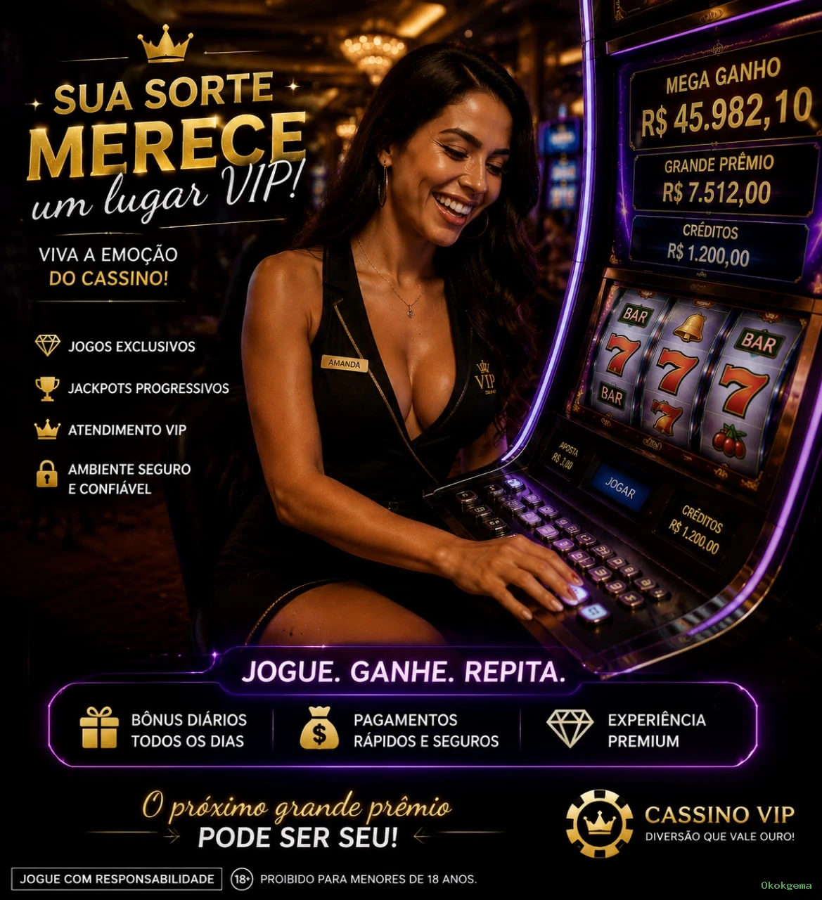 Slots Premium da PG Soft na Okokgema
