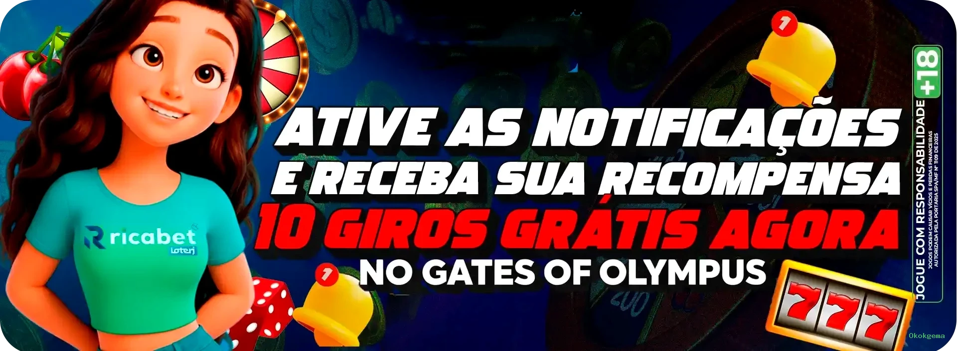 Promoções e bônus exclusivos da Okokgema